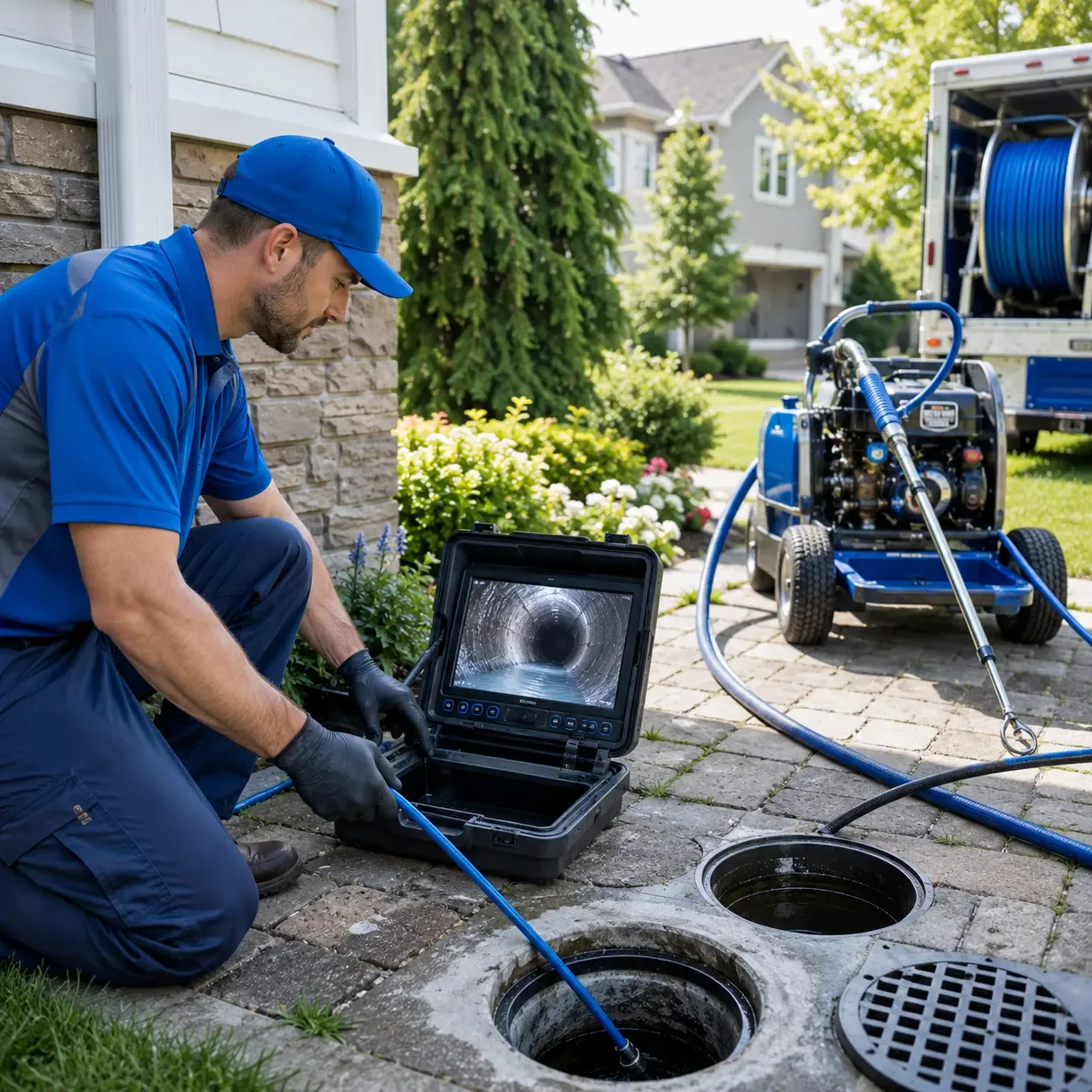 Outdoor drain cleaning professionals serving Hosston, LA